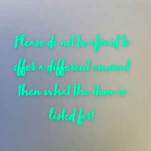 Anything from my closet